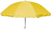 Parasol in a transparent bag, yellow