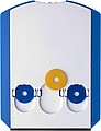 Parking disc, scraper, coinsCobalt blue