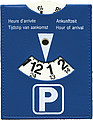 Parking discBlue