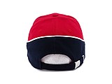 PASCAL two tone six panel cap, red/navy