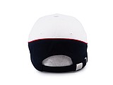PASCAL two tone six panel cap, white/navy