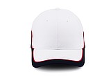 PASCAL two tone six panel cap, white/navy