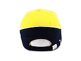 PASCAL two tone six panel cap, yellow/navy