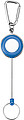 Pass holder with 60cm cordCobalt blue