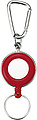 Pass holder with 60cm cordRed