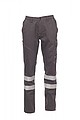 Payper WORKER REFLEX work trousers with reflective tape, smoke M