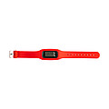 Pedometer with silicone wristband