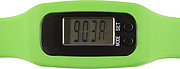 Pedometer with silicone wristband