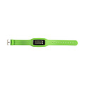 Pedometer with silicone wristband