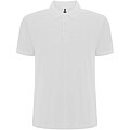 Pegaso Premium short sleeve kids polo, white