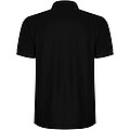 Pegaso Premium short sleeve mens polo, solid black
