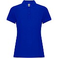Pegaso Premium short sleeve womens polo, blue
