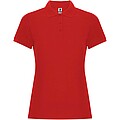 Pegaso Premium short sleeve womens polo, red