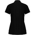 Pegaso Premium short sleeve womens polo, solid black