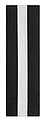 Pen and roller in paper box, black