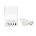 Pen holder USB charger, white