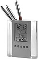 Pen holder with clockNeutral