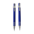 Pen set, ballpen and pencilCobalt blue