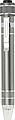 Pen shaped pocket screwdriver.Grey