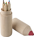 Pencil holder with 6 pencilsBrown