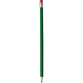 Pencil with rubber