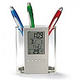 Penholder with calendar, transparent
