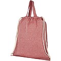 Pheebs 150 g/m2 recycled cotton drawstring backpack