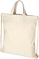 Pheebs 210 g/m2 recycled cotton drawstring backpack