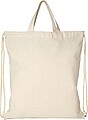 Pheebs 210 g/m2 recycled cotton drawstring backpack