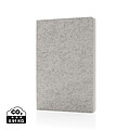 Phrase GRS certified recycled felt A5 notebook