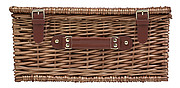 Picnic basket for 2 people.Brown