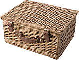 Picnic basket for 2 people.Brown