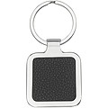 Piero laserable PU leather squared keychain