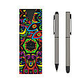PIERRE CARDIN CELEBRATION SET Ballpoint pen and Roller, grey
