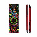 PIERRE CARDIN CELEBRATION SET Ballpoint pen and Roller, red