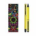 PIERRE CARDIN CELEBRATION SET Ballpoint pen and Roller, yellow