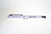 PIERRE CARDIN CLAUDIE SET Set of rollerball pen und ballpoint pen, white