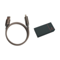 PIERRE CARDIN DONNES Magnetic 100W fast charging and data cable, grey