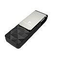 PIERRE CARDIN ETOILE An elegant swivel USB flash drive, black
