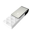 PIERRE CARDIN ETOILE An elegant swivel USB flash drive, white