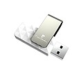 PIERRE CARDIN ETOILE An elegant swivel USB flash drive, white
