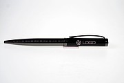 PIERRE CARDIN MARIGNY SET Set of ballpoint pen and roller, black