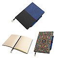PIERRE CARDIN REPORTER SET Set of notebook A5 and Celebration ballpoint pen, blue