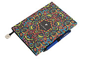 PIERRE CARDIN REPORTER SET Set of notebook A5 and Celebration ballpoint pen, blue