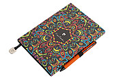PIERRE CARDIN REPORTER SET Set of notebook A5 and Celebration ballpoint pen, orange