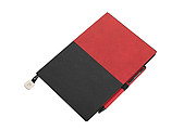 PIERRE CARDIN REPORTER SET Set of notebook A5 and Celebration ballpoint pen, red