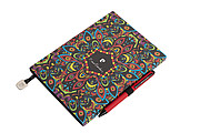 PIERRE CARDIN REPORTER SET Set of notebook A5 and Celebration ballpoint pen, red