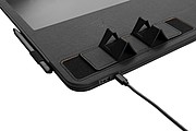 PIERRE CARDIN TAPIS Elegant multifunctional Pierre Cardin office mouse pad, black