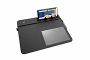 PIERRE CARDIN TAPIS Elegant multifunctional Pierre Cardin office mouse pad, black