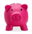 Piggy bank, fuchsia
